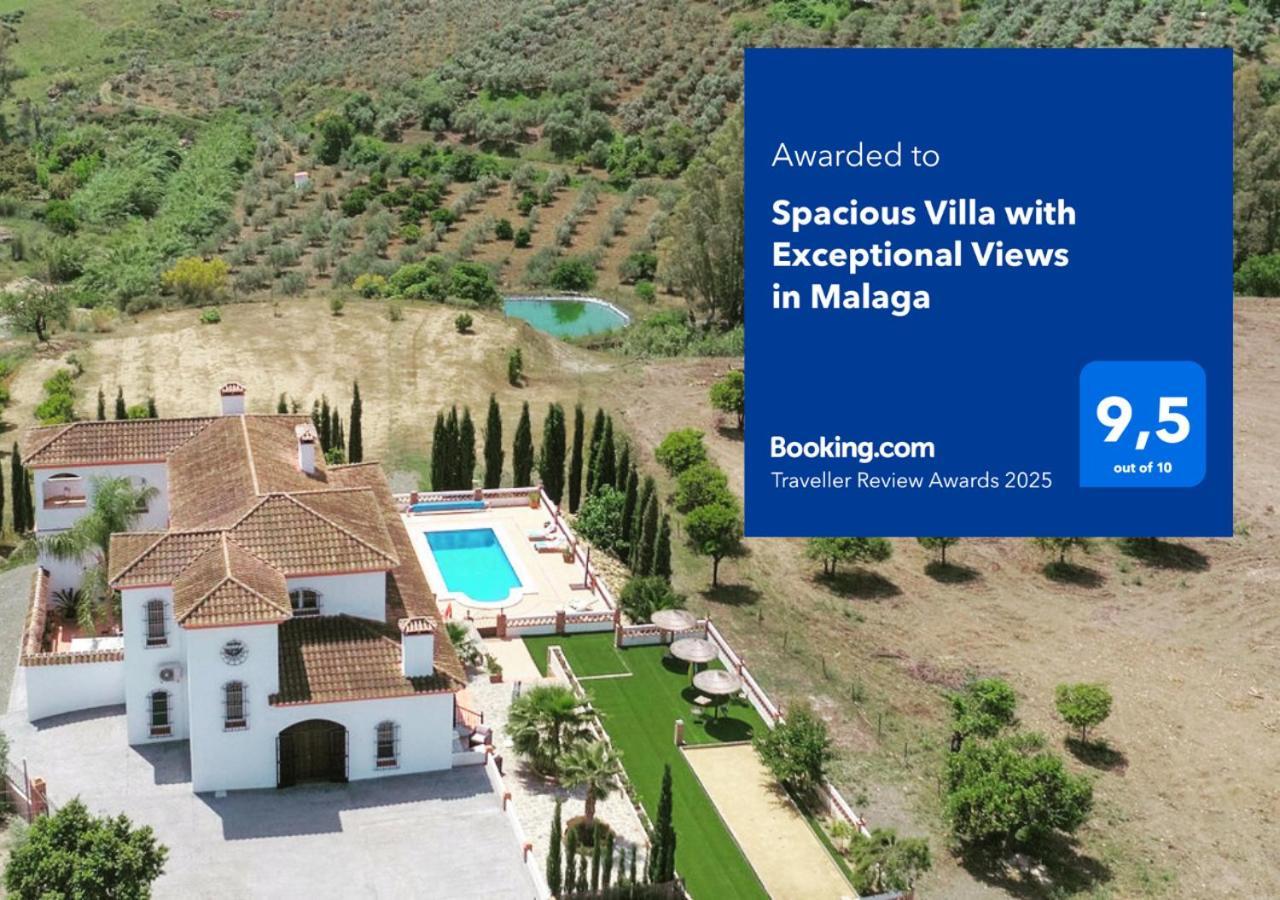 Spacious Villa With Exceptional Views In Malaga Casarabonela Luaran gambar